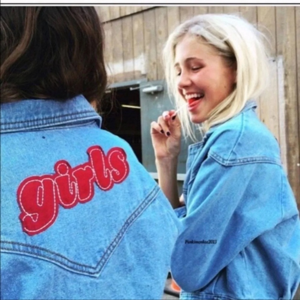 SOLD Brandy Melville Jean Jacket “girls” Denim